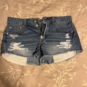 Denim shorts